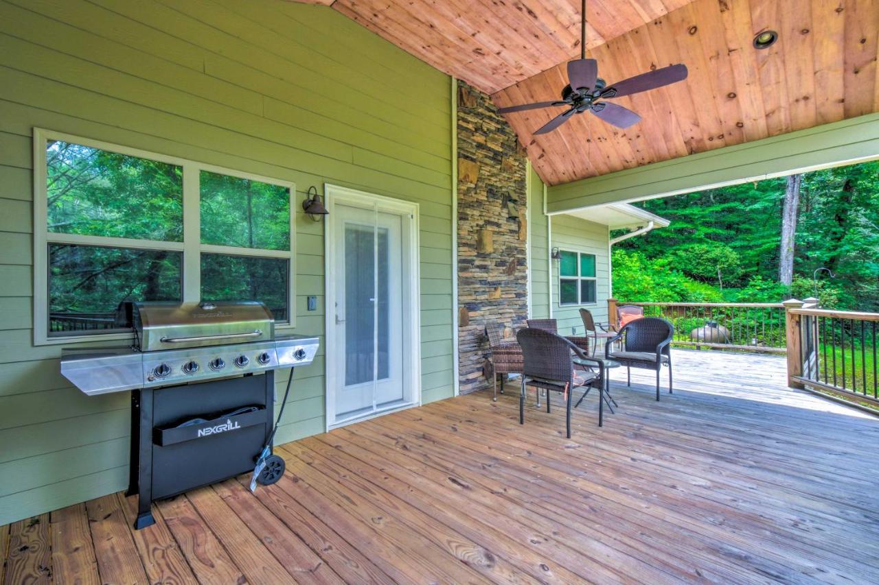Cozy Riverside Dahlonega Home With Kayaks And Fire Pit Εξωτερικό φωτογραφία