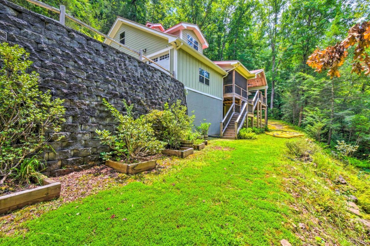 Cozy Riverside Dahlonega Home With Kayaks And Fire Pit Εξωτερικό φωτογραφία
